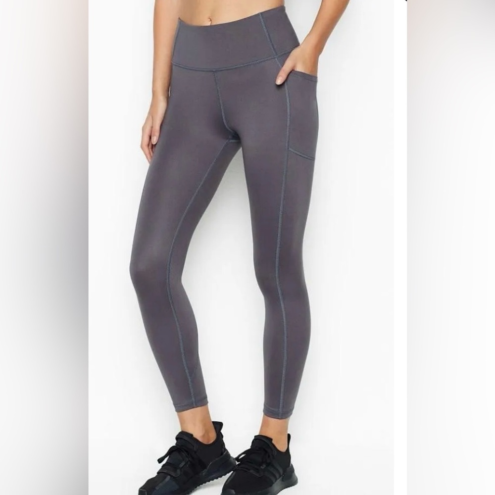 victoria secret gray leggings high waisted